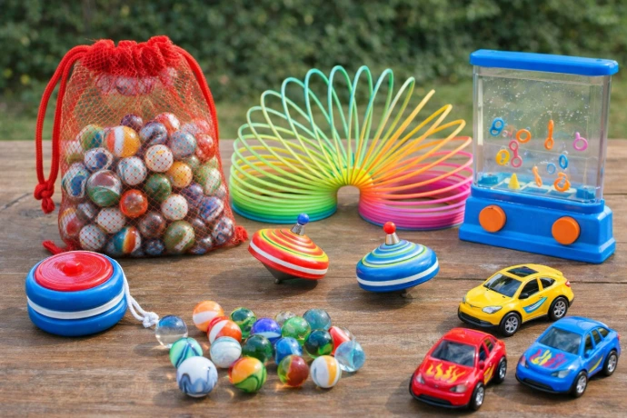 Petits jouets des années 80 nostalgie