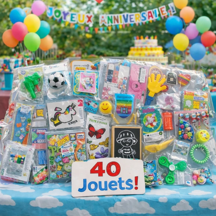 lot petits cadeaux invités anniversaire 