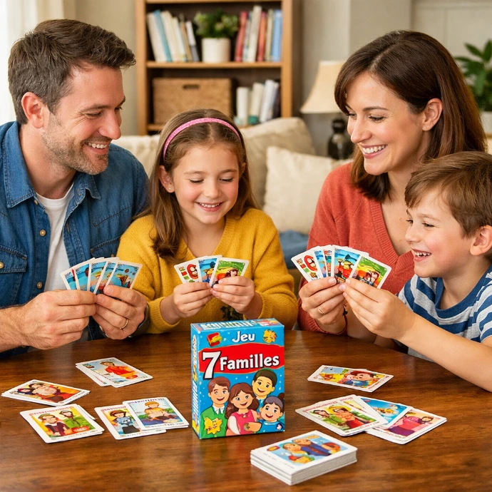 jouer en famille jeu des 7 familles