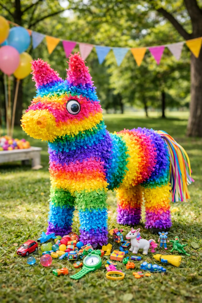 pinata avec petites surprises pour enfants