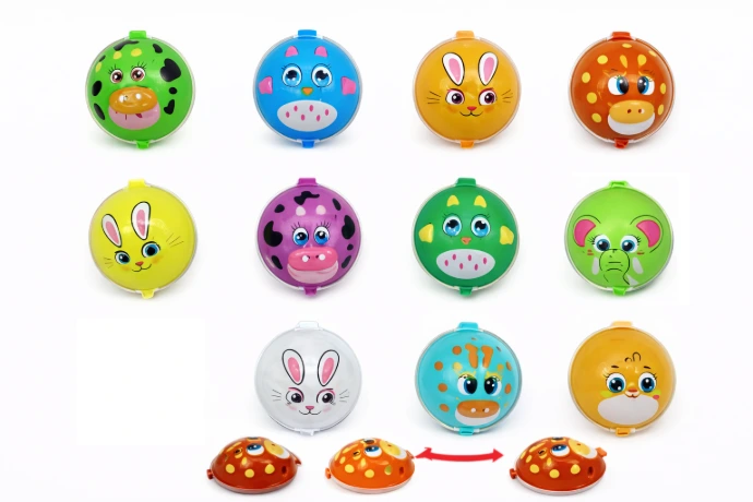 capsules animaux rigolos pour petit cadeau enfant pâques