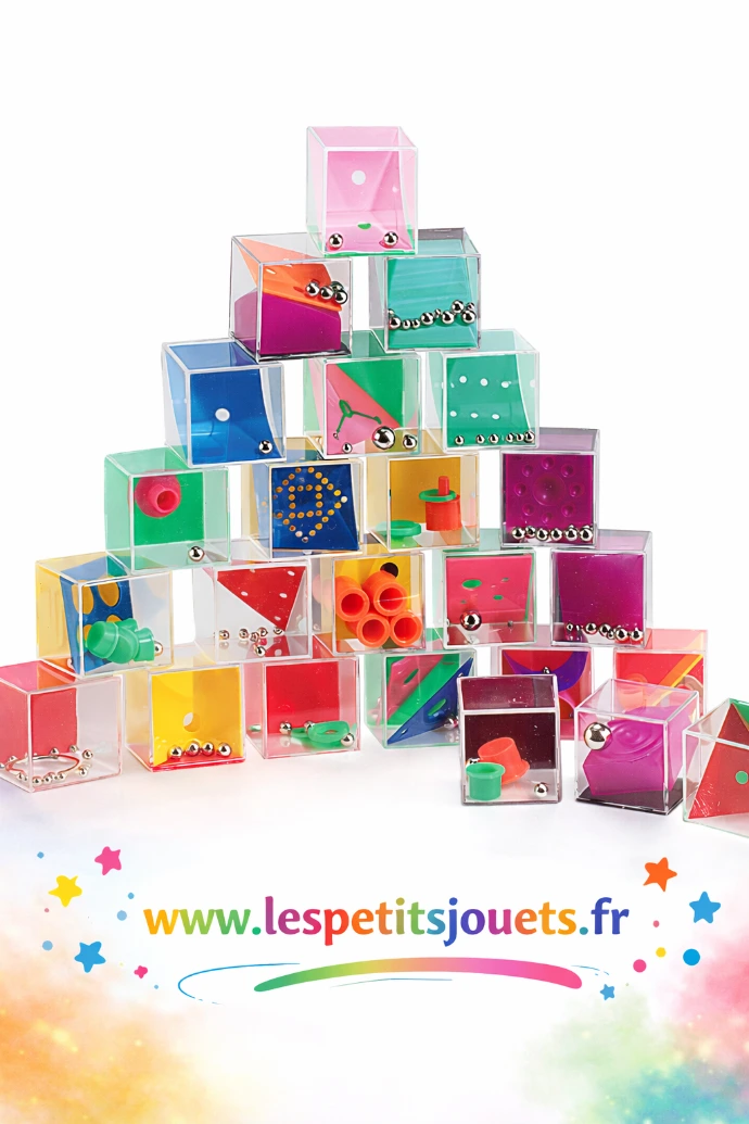 24 cubes jeu de patience, cadeau anniversaire pour enfants