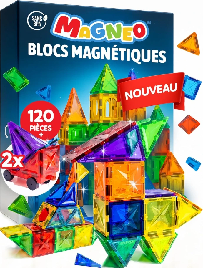 kit construction magnétique cadeau enfant