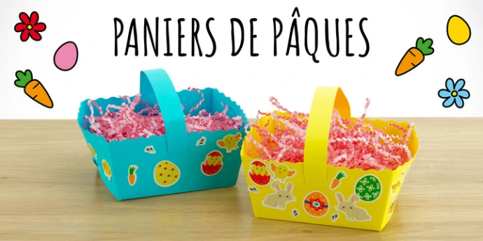 création de panier de paques