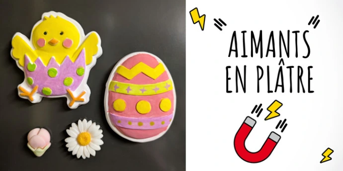 magnet de pâques à peindre