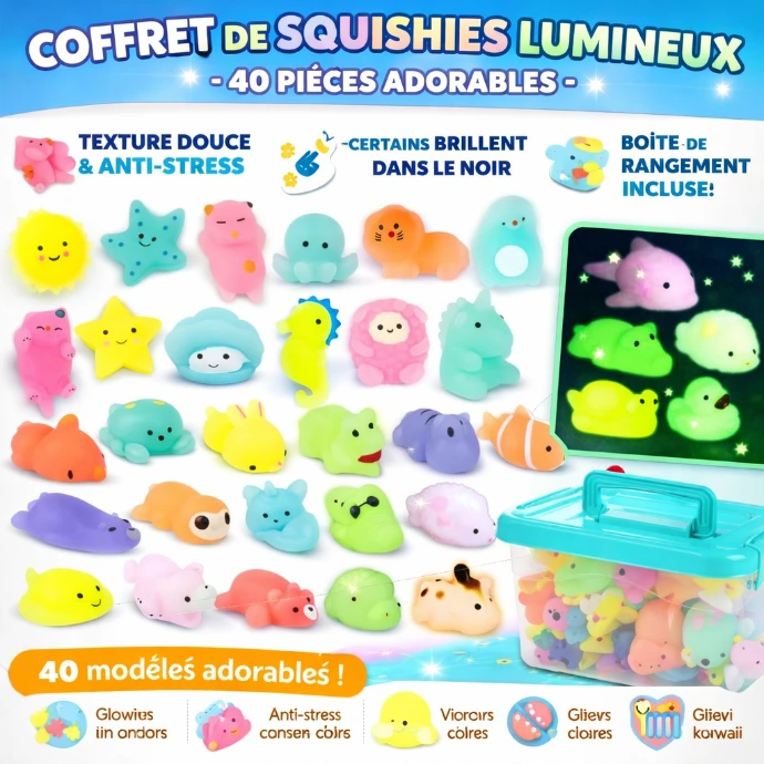 squishies pour goodies à offrir aux enfants