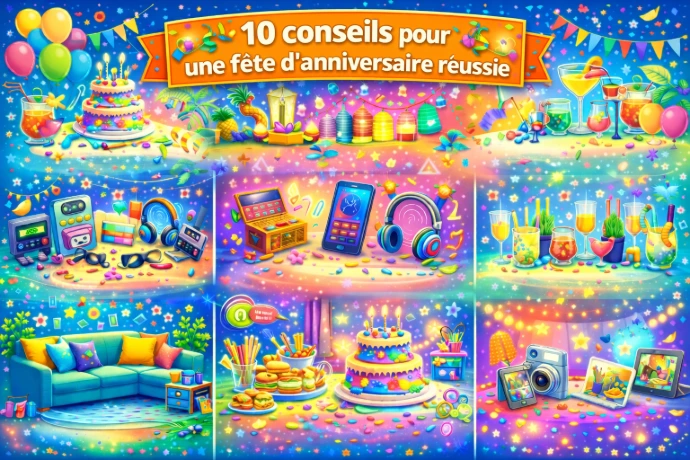 conseil pour organiser fêtes anniversaire