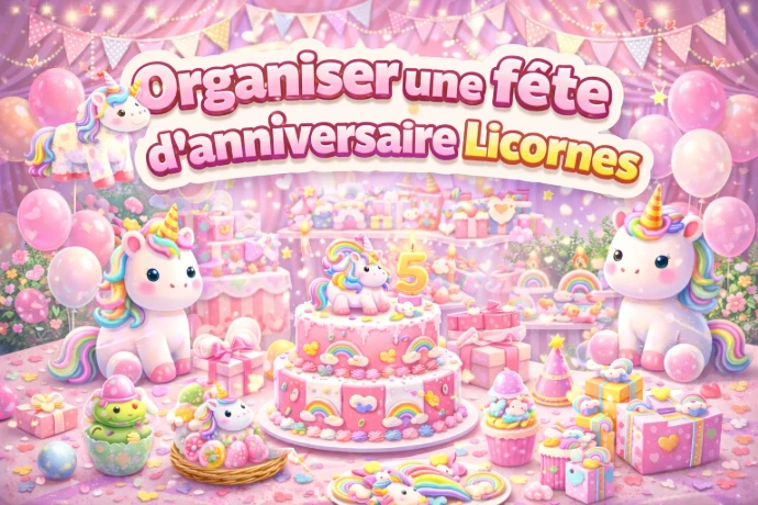 idée thème anniversaire licorne