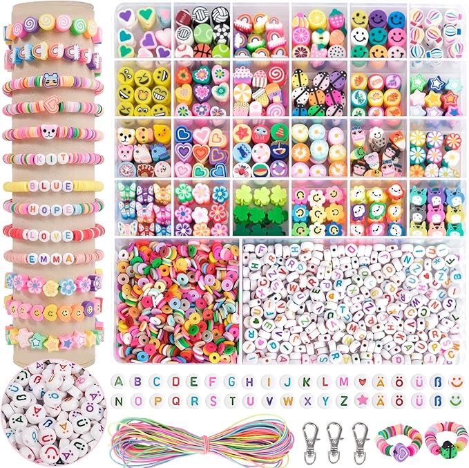 1800 perles a enfiler pour bracelet DIY
