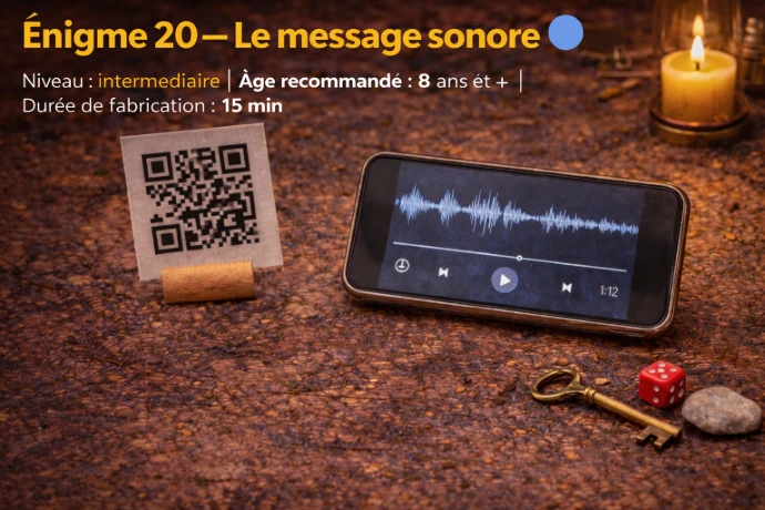 message sonore escape game