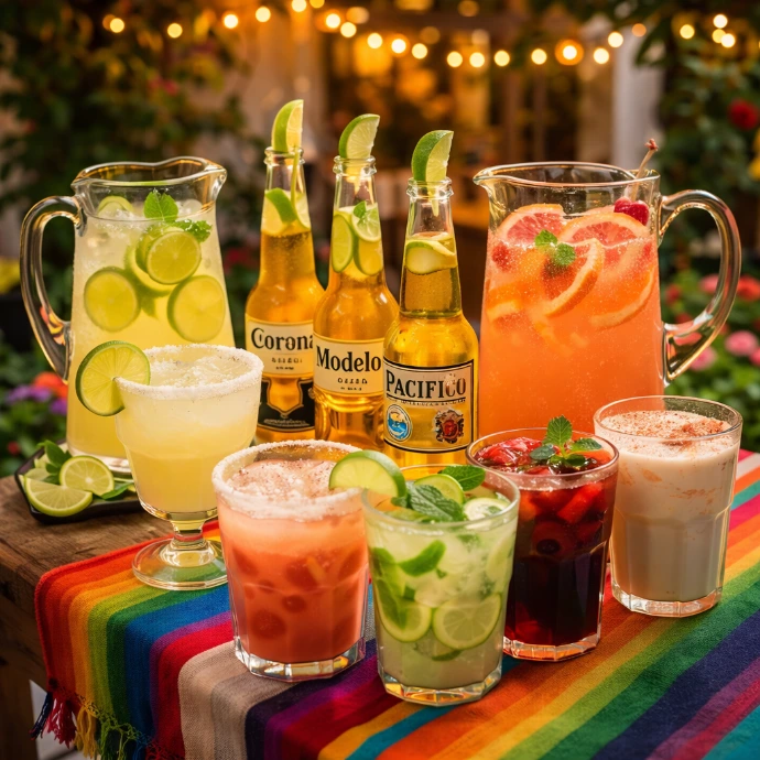 boissons et cocktail mexicain