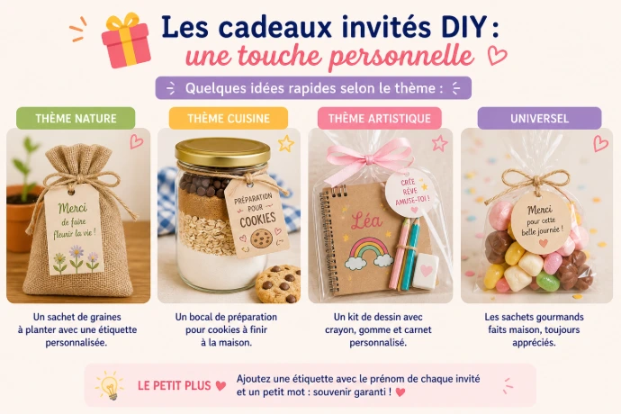 Cadeau diy fait maison pour invités