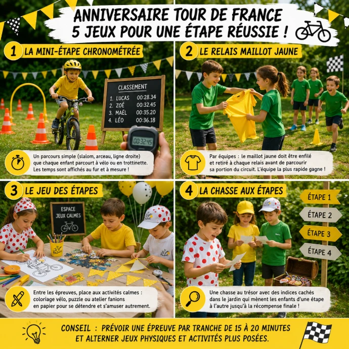 Idées animation thème Tour de France