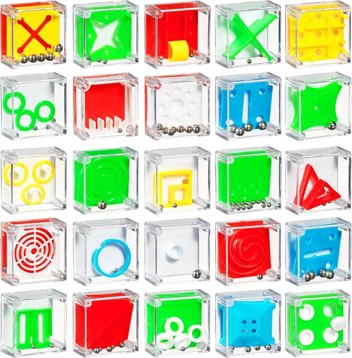24 cubes jeu de patience cadeau enfant et adulte